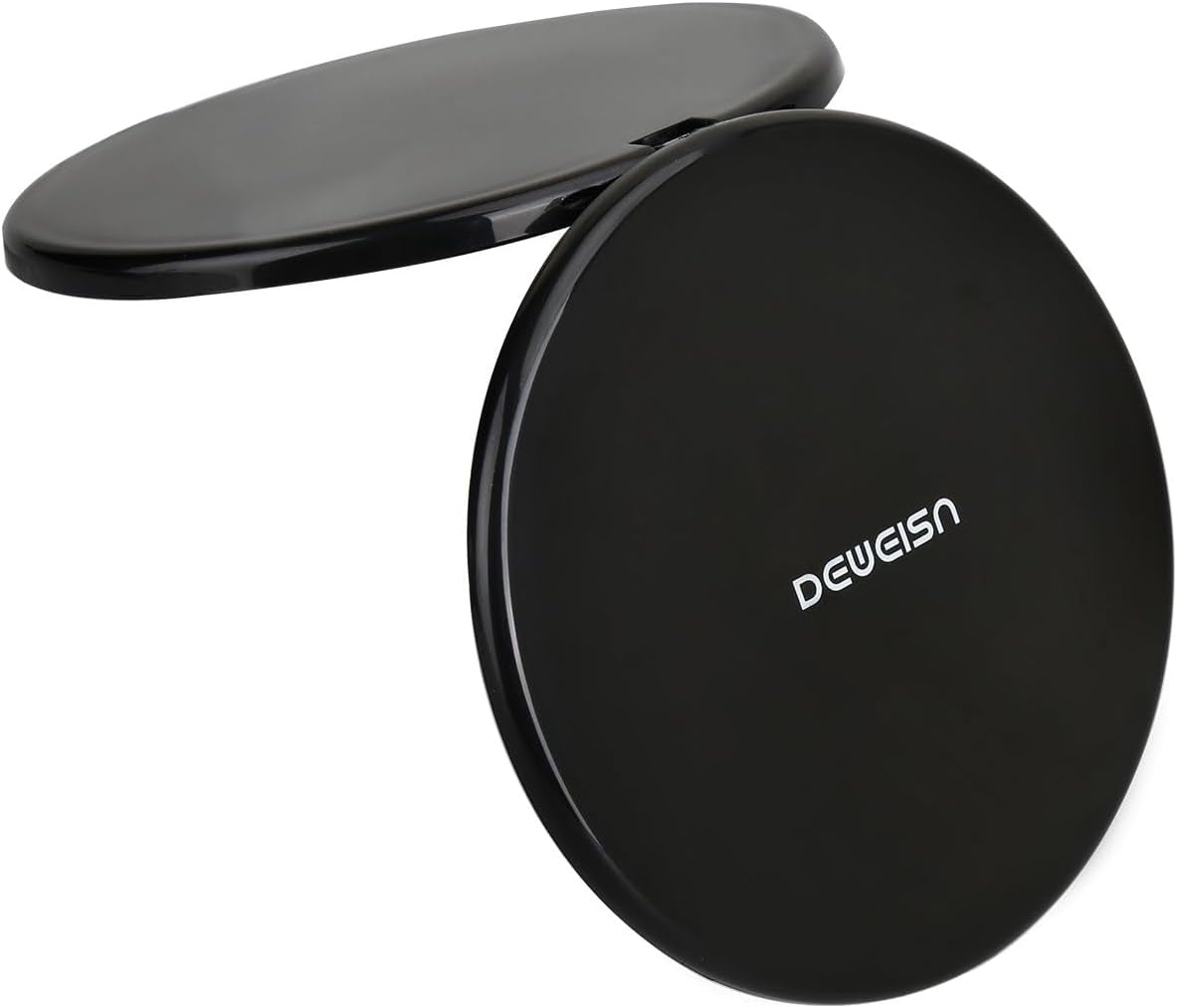 Magnifying Compact Cosmetic Mirror Elegant Pocket Handheld Makeup Mirror with Powerful 10X Magnification and 1X True View Mirror for Travel or Your Purse