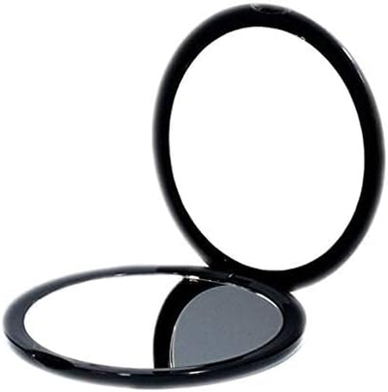 Magnifying Compact Cosmetic Mirror Elegant Pocket Handheld Makeup Mirror with Powerful 10X Magnification and 1X True View Mirror for Travel or Your Purse